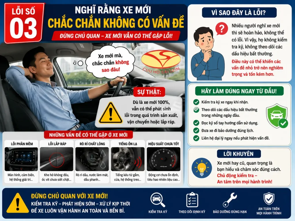 Nghi rang xe moi chac chan khong co van de