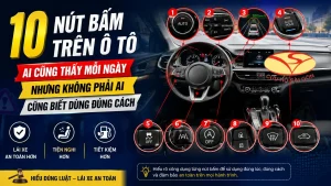 10 nút bấm trên ô tô ai cũng thấy nhưng ít người dùng đúng cách